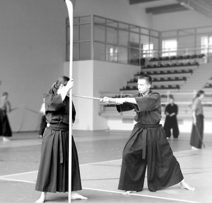 Treino de Katori Shintō-ryū.