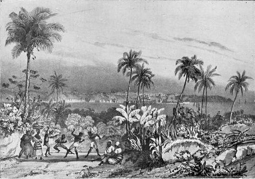 Capoeira na Bahia, segundo Rugendas (1835).