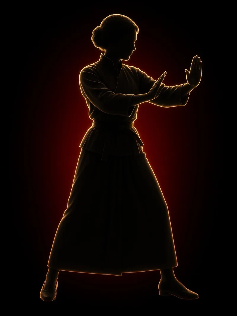 Ilustração de Edith Garrud